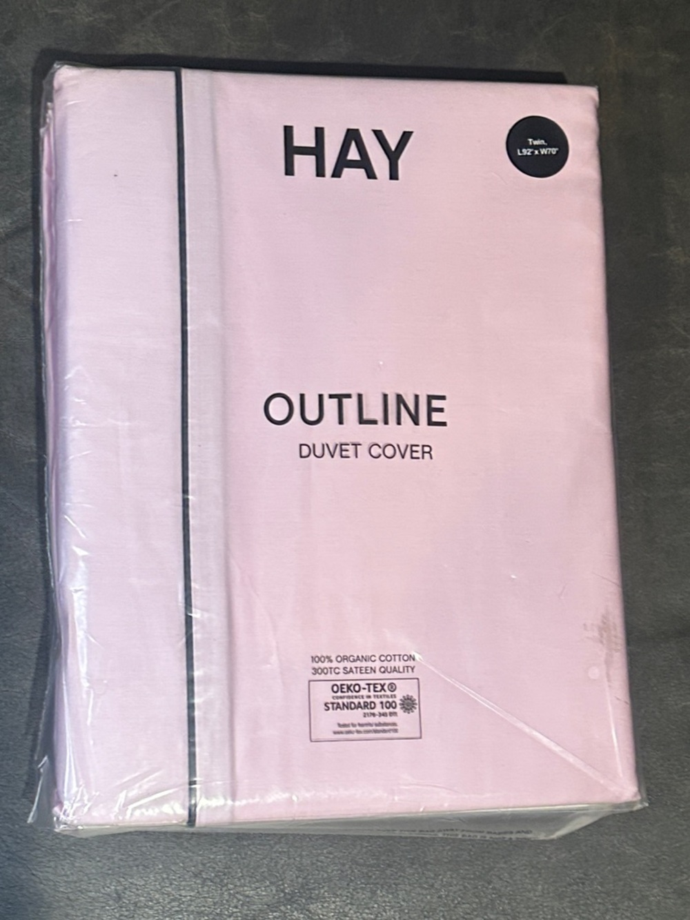 Outline Pink Duvet Cover